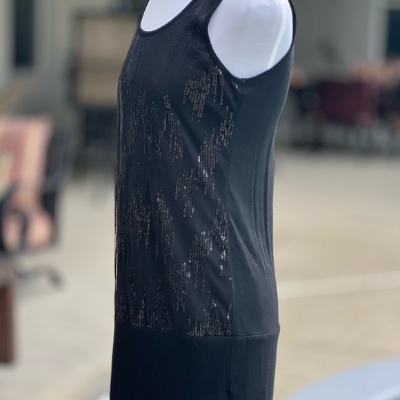Romeo & Juliet Couture Sequin Mini Bodycon Dress Black Medium M Med - Picture 3 of 9